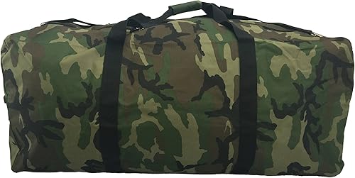 Miniatura 5 de Heavy Duty Cargo Duffel Equipo de engranaje deportivo grande Calidad Bolsa cuadrada Hardware Bolsa de viaje Rooftop Rack Bolsas, Camo, Básico,