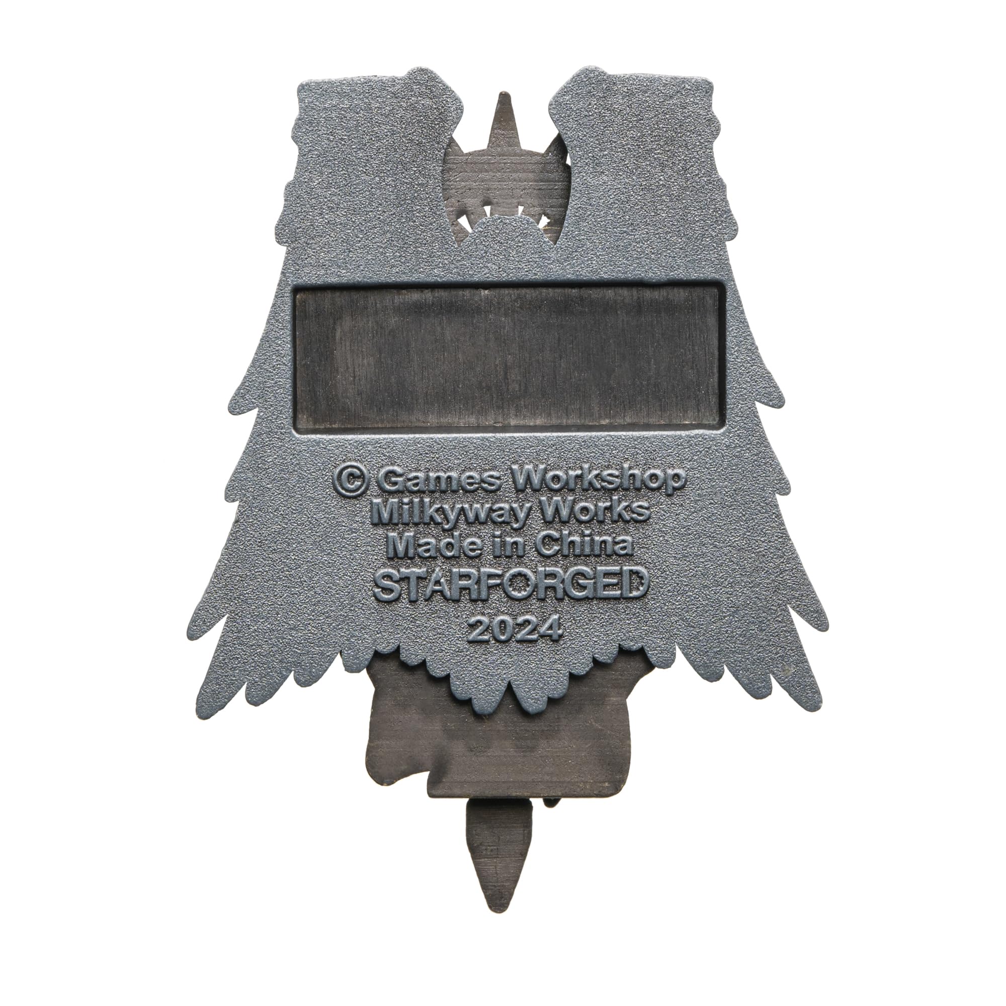 Starforged Warhammer 40K Dark Angels Seal of Duty Emble of Inner Circle Broszka, mała, stal stopowa, bez kamienia szlachetnego