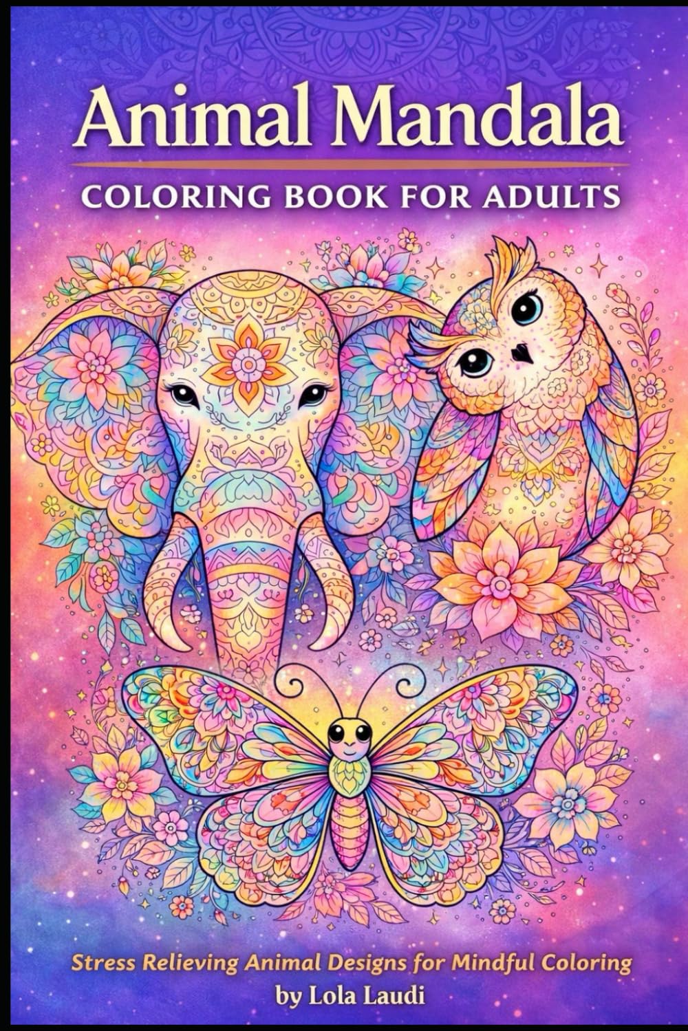 Animal Mandala Coloring Book for Adults: Stress Relieving Animal Mandalas for Mindful Coloring