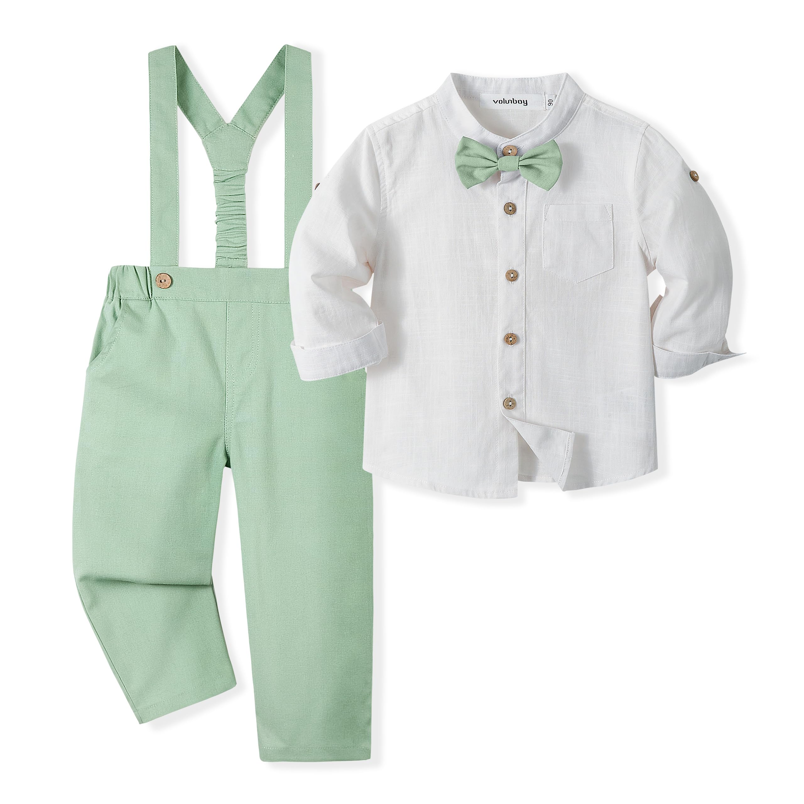 Volunboy Toddler Boys Formal Wedding Guest Dress Clothes Ring Bearer Outfit