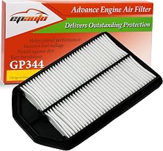 EPAuto GP344 (CA10344) Engine Air Filter, Replacement for Honda CR-V 2.4L (2007-2009) - Rigid Panel Filter for Improved Airflow, Fuel Efficiency, and Engine Protection