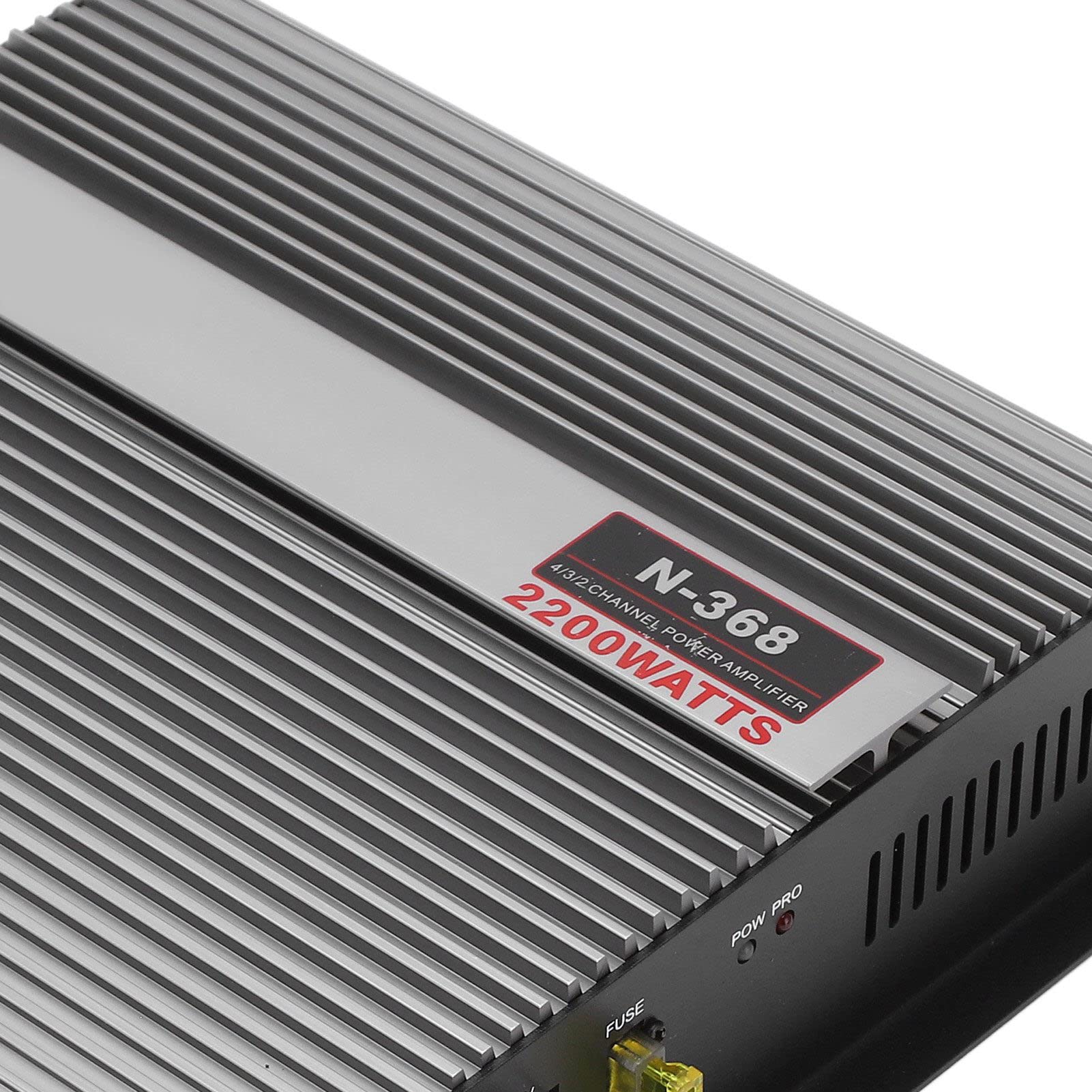 Amplificateur de Voiture Universel, Conception Professionnelle, Fonction de Retard de Réglage pour Système de Haut-parleurs de Voiture, Métal Robuste