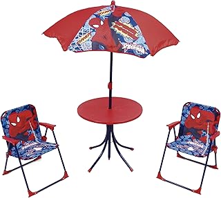 ARDITEX SM9463 Set Camping con 4 Piezas, diseño Spiderman