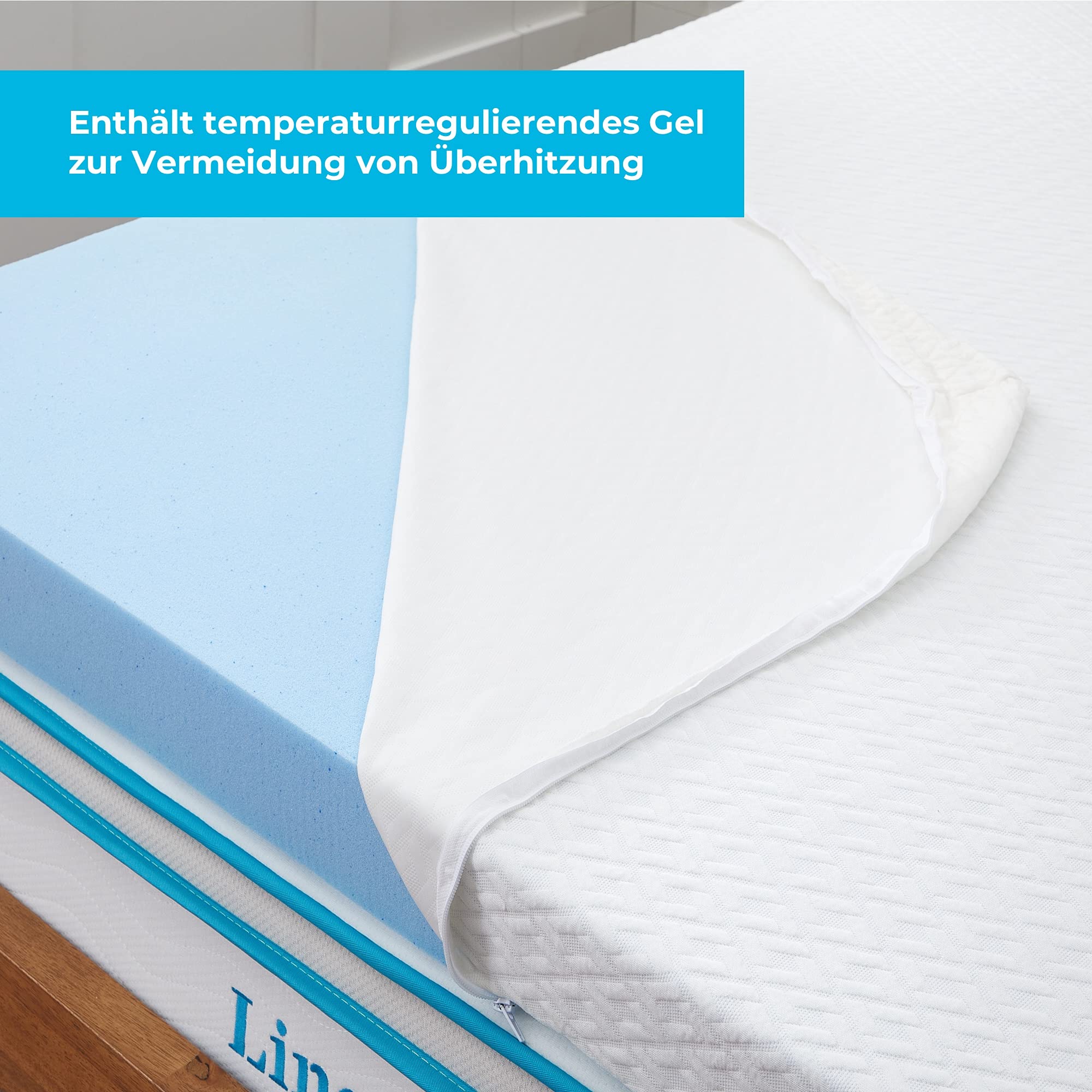 Linenspa Matratzen Topper 160 x 200 cm – Bild 3