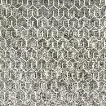 Luxurious and Premium Chenille-Jacquard Plain Self Design Fabric for Upholstery, Sofa, Chair, Cushion, Couch, Craft - Width 54 inches - Fabric By The Yard Cement Gray