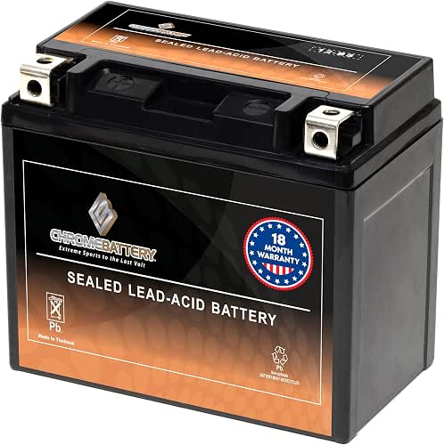 CB CHROMEBATTERY YTX12-BS 12 V 180 CCA AGM – Maintenance-Free