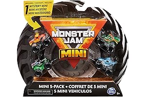 Battat Micro Machines Monster Trucks 5-Pack with Mystery Truck