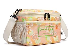 SUNNY BIRD Pink Square Lunch Box For Women