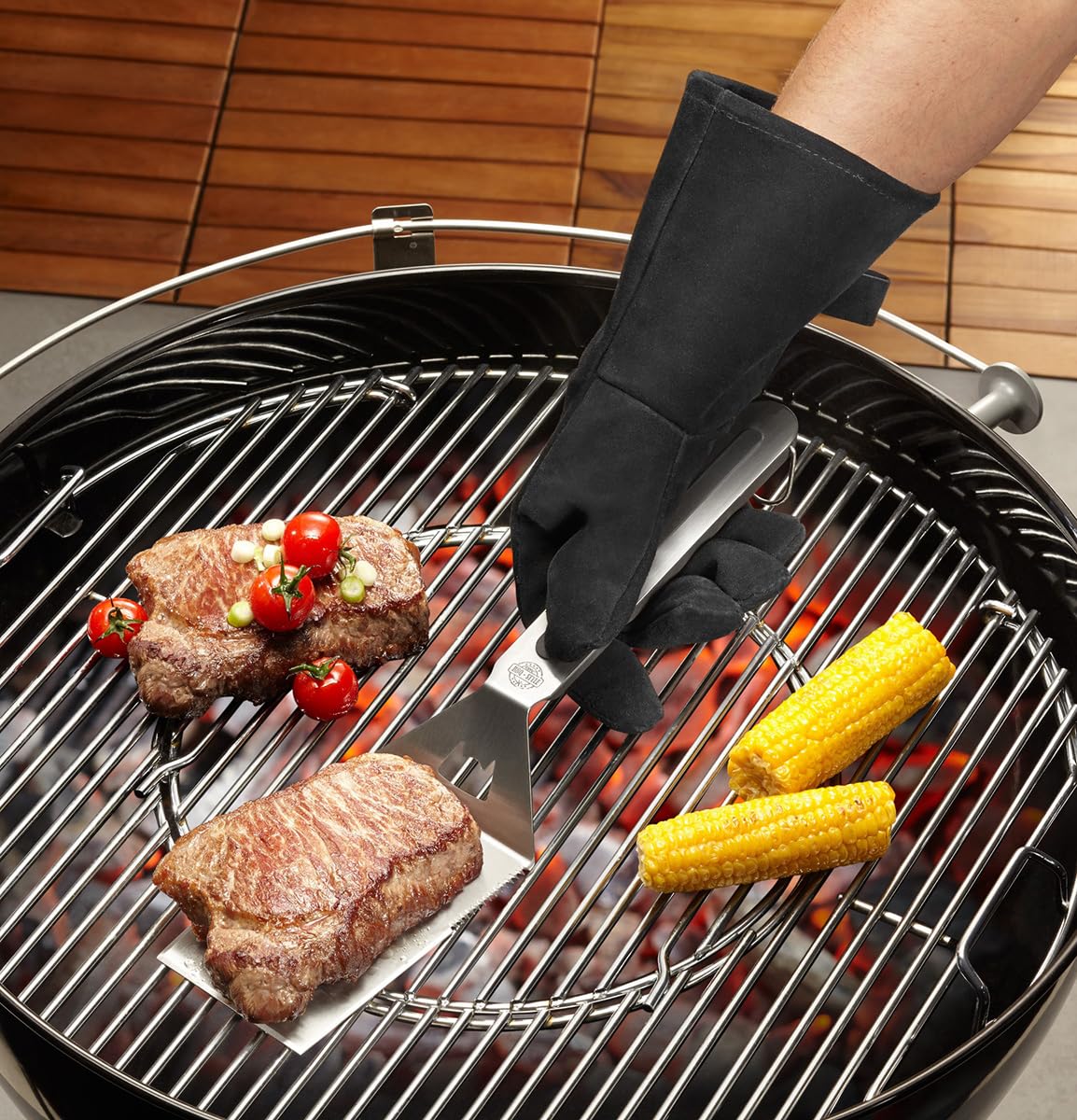GEFU BBQ Premium Barbeque Flip Turner for Meats and Vegetables