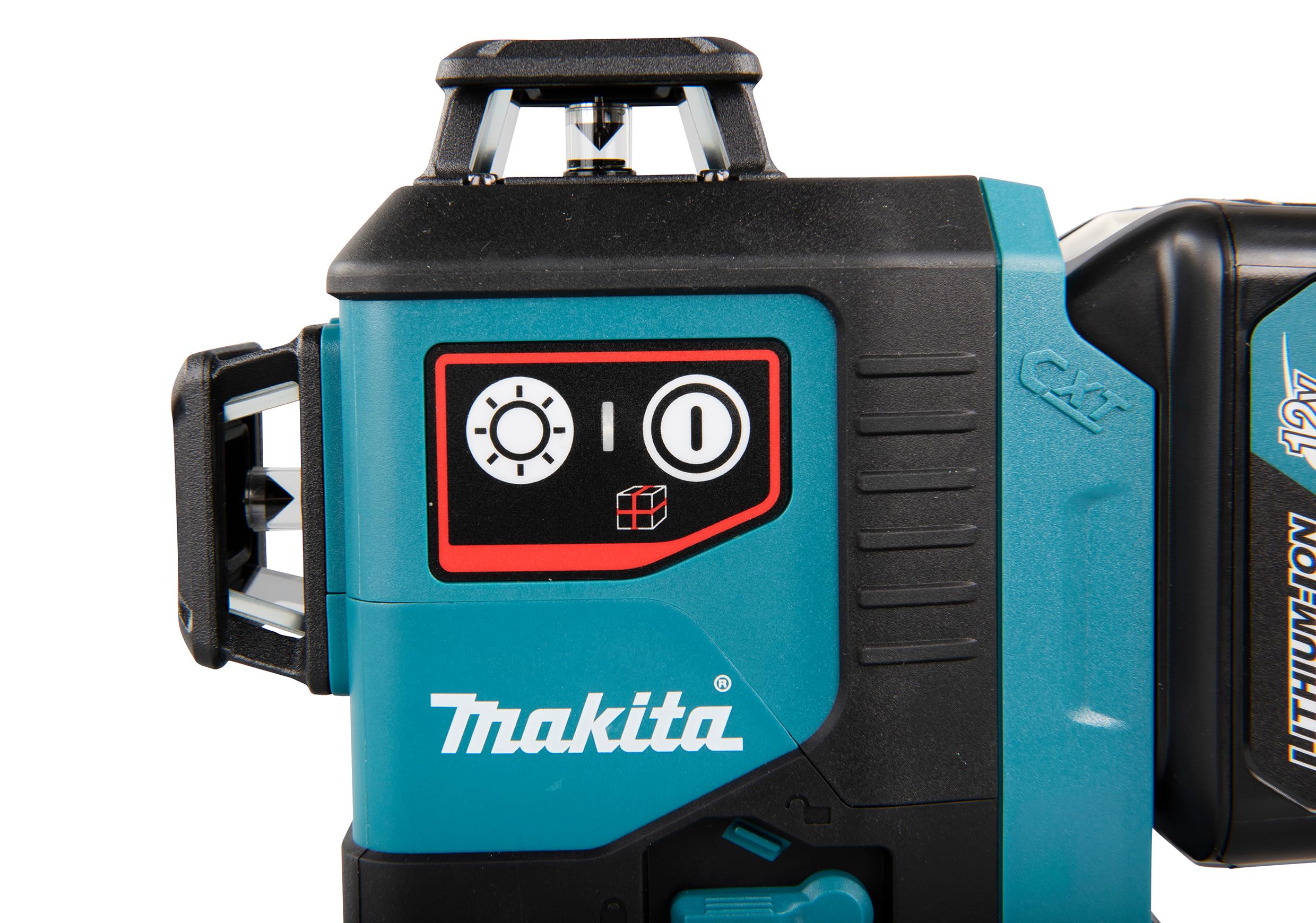 Makita SK700D 12V max CXT Lithium-Ion Cordless Self-Leveling 360° 3-Plane Red Laser, Class II, 635 nm, 2 mW, Tool Only