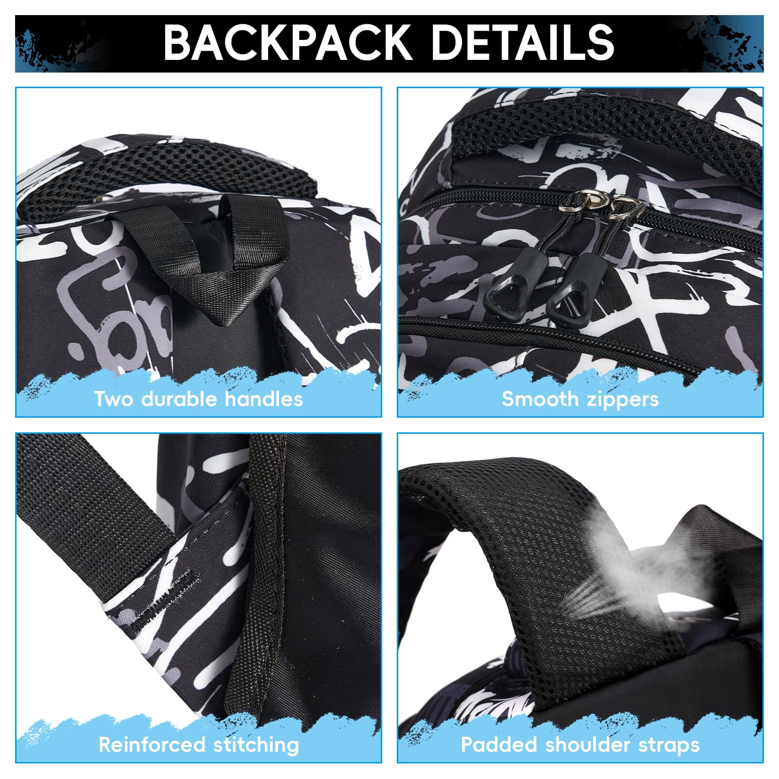 Amythe Mochilas Escolares con 6 Ruedas para Niños y Adolescentes Moda | 6 Ruedas Mochila Carro para Chicos 15.6 pulgadas, Trolley Escolar para Colegio, Ocio y Viajes, Vuelta al cole, Negro