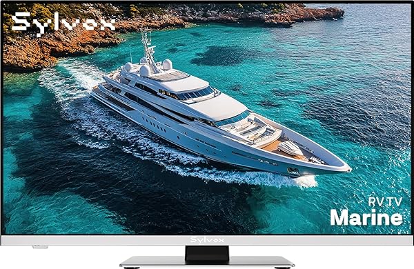 SYLVOX 12 Volt TV, 22" Smart RV TV w/DVD Player | 1080P Full HD, Wide Viewing Angle, ATSC Tuner, HDMI & USB, AC/DC Powered for RV, Boat, Yacht, Beach House, or Home
