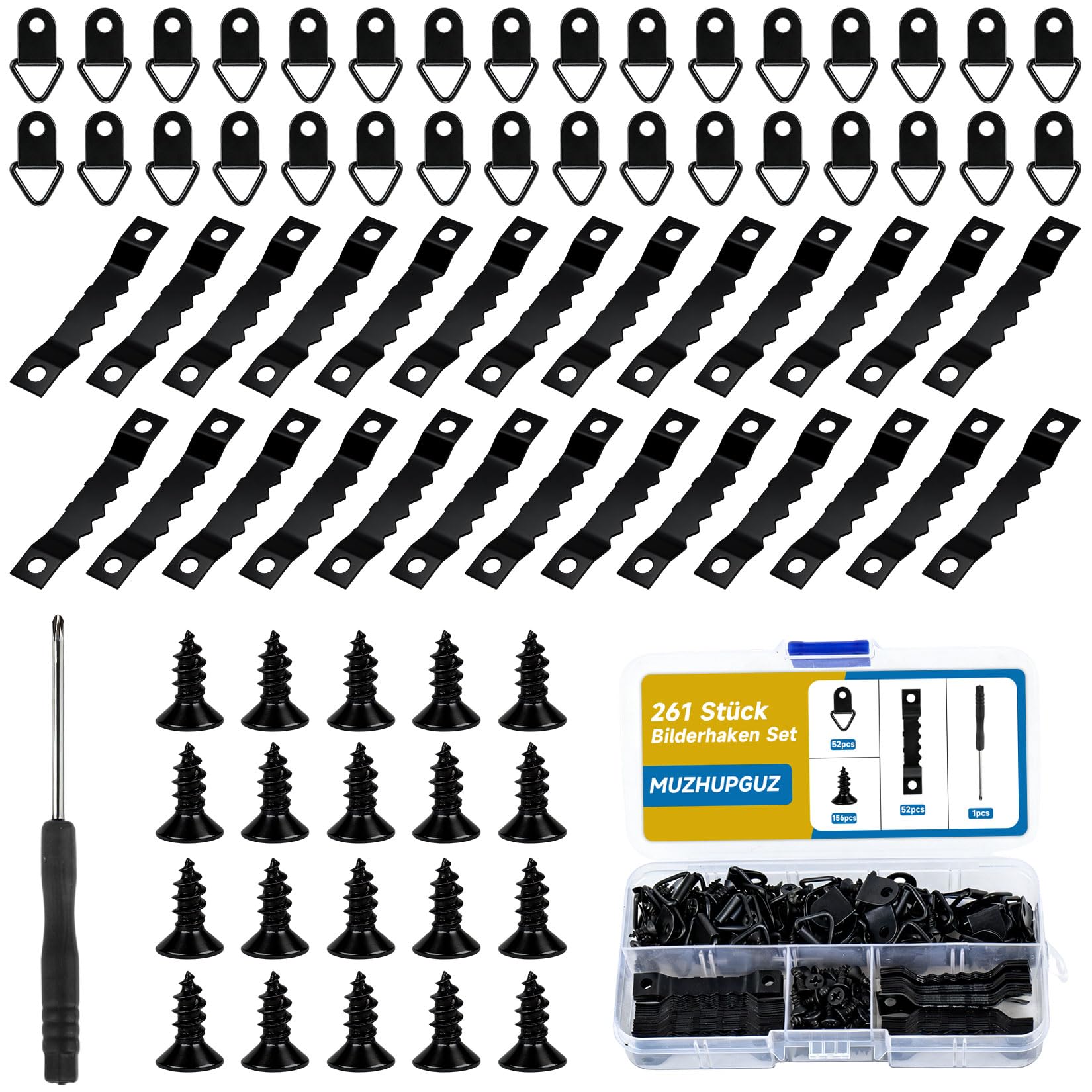 261 Pcs Picture Hanging Kits