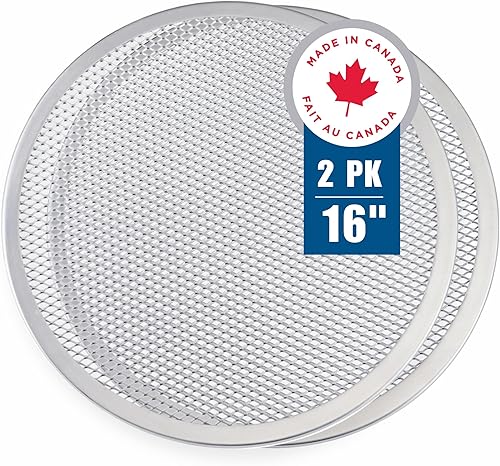 Miniatura 10 de Norjac 8 Inch Pizza Screen, 12 Pack – Aluminum Mesh for Oven, Seamless, Rust-Free, Durable Baking Trays for Crispy Crusts