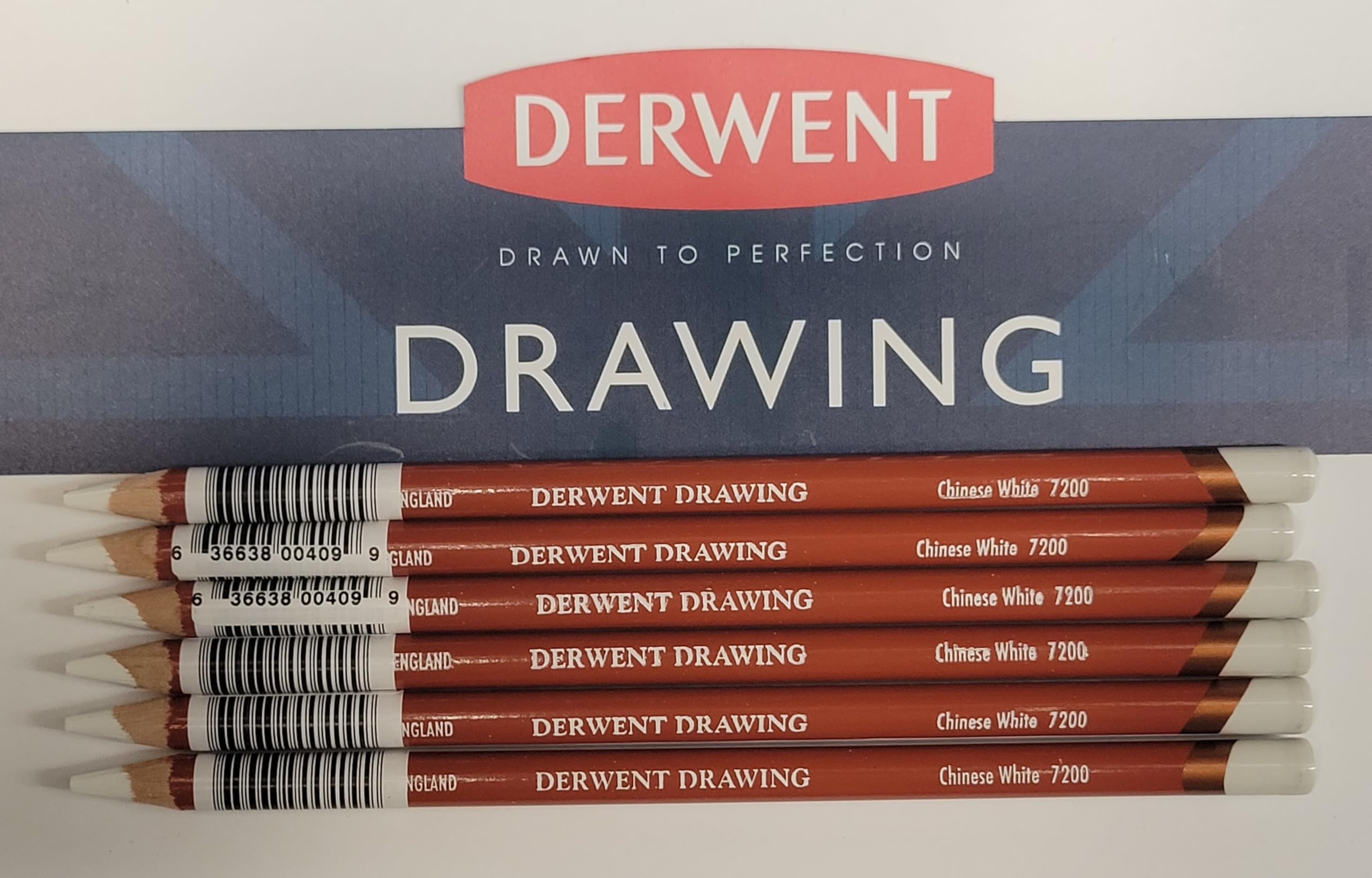 Drawing Colored Pencil [Set of 6] Color: Chinese White