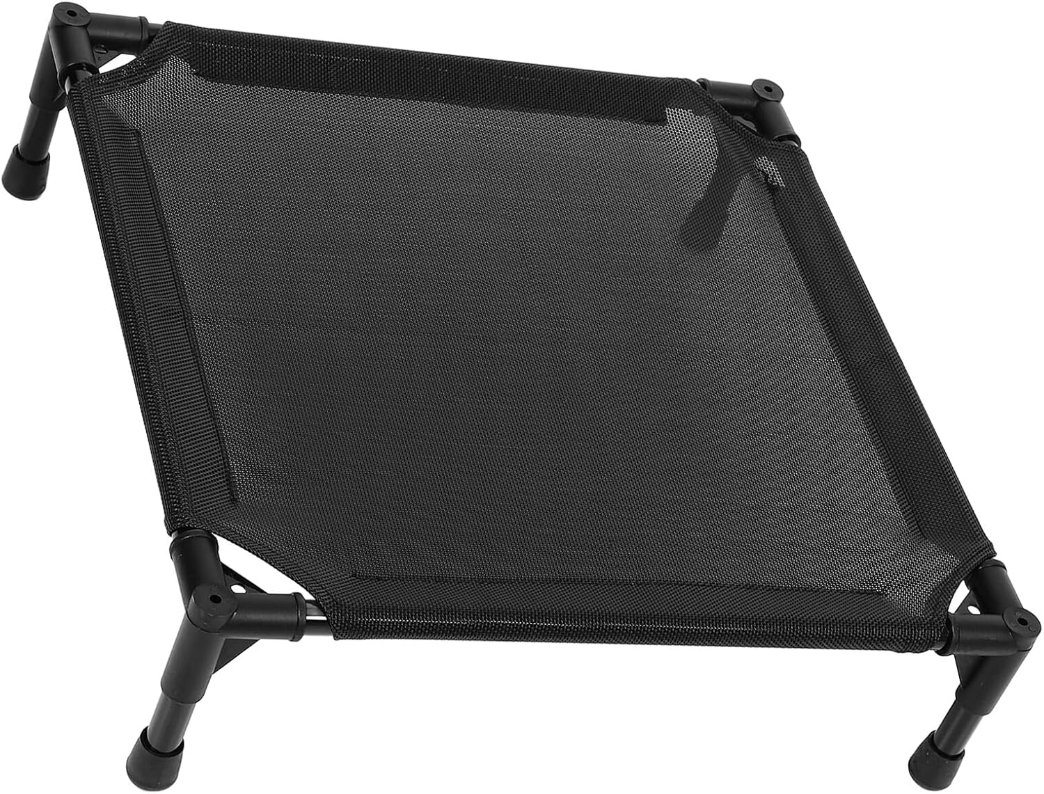 Lurrose Raised Cooling Dog Bed Small 50x50x12cm Off Ground Elevated Pet Cot Breathable Waterproof Outdoor Travel Bed for Dogs to 15 Lbs