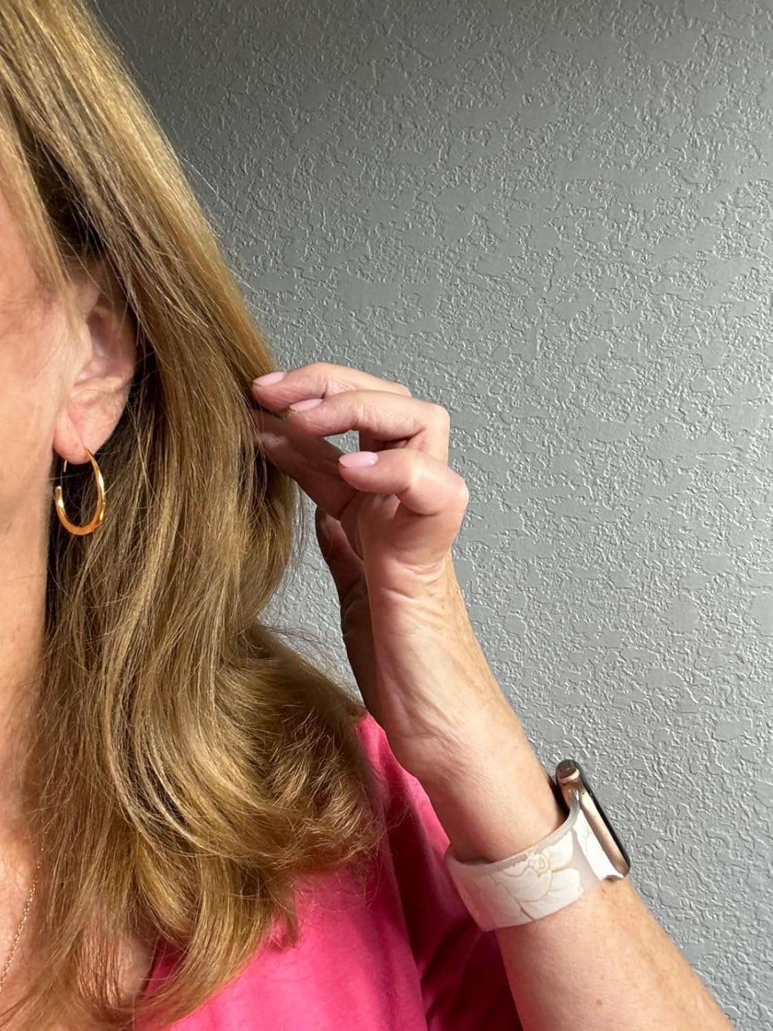 5pcs Gold Bangle Cuff Bracelets Oval Hoop Earrings for Women Teardrop Hoop Earrings Bracelets Set for Women Jewelry Gift - Image 7