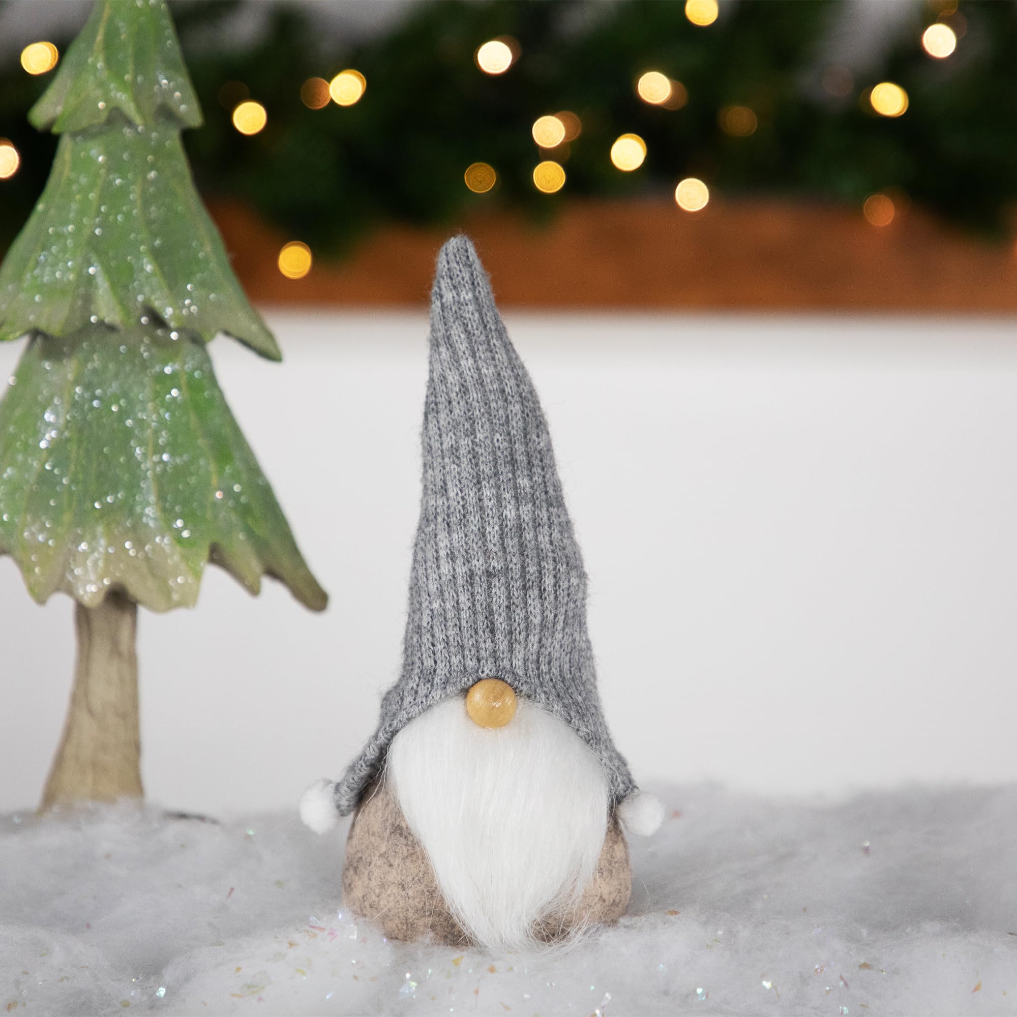 Northlight Gnome with Knitted Pom Pom Hat Christmas Figure - 9