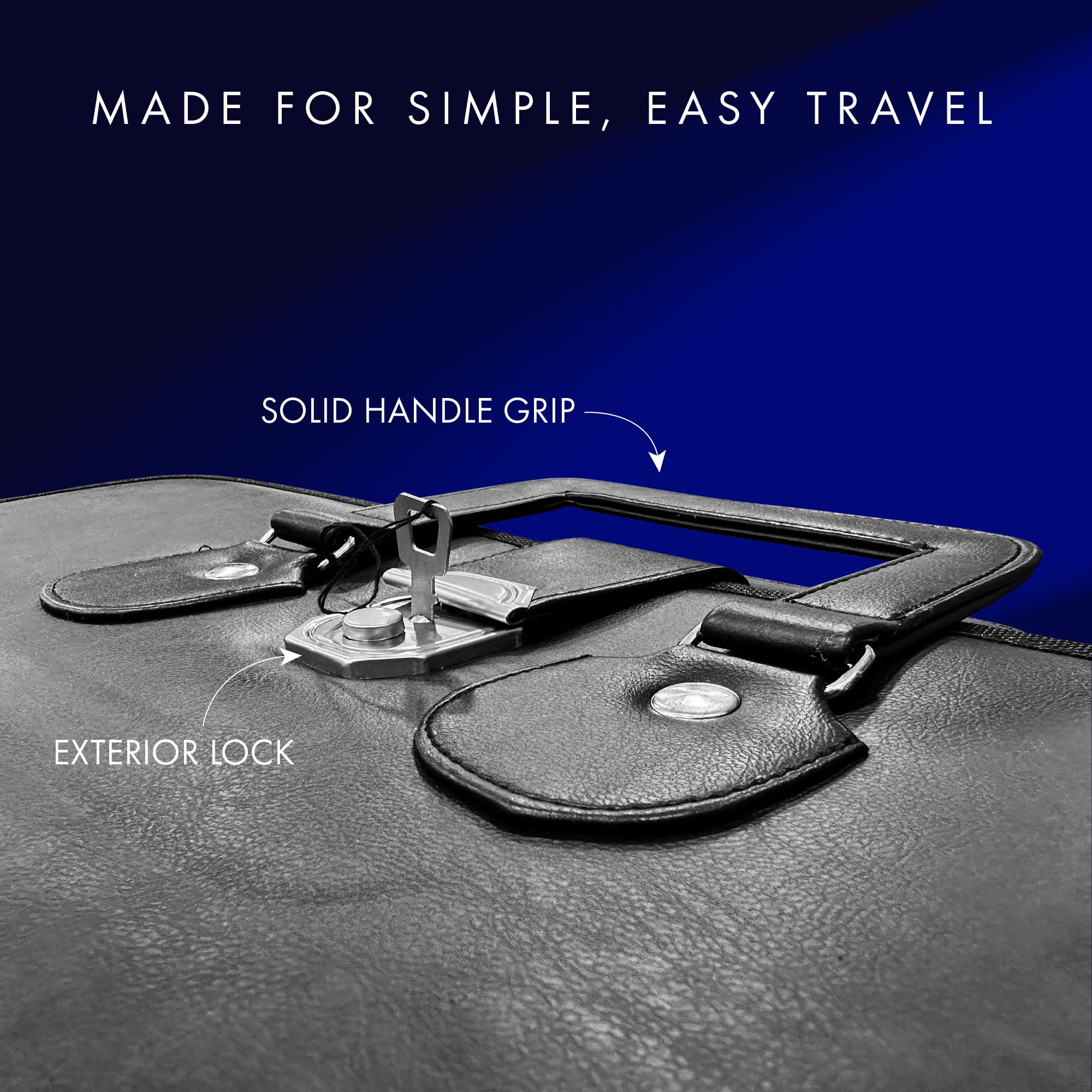 THE MASONIC COLLECTION Freemasons Provincial - Funda blanda con diseño de maletín - Fabricado con piel sintética - Resistente al agua - Accesorio de regalo para hombre, Black, 48.5cm x 42.5cm x 2cm