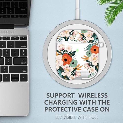 Miniatura 6 de Funda protectora con kit de limpieza, portátil, a prueba de golpes, para mujeres y niñas con llavero para Apple Airpods 21, funda de carga - Bandera
