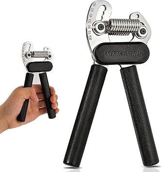 All-Metal Grip Strength Trainer, Forearm Strengthener 33-132Lbs | Heavy-Duty Hand Gripper Strengthener, No Slip Hand Exercisers - Ideal for Grip Strength, Muscle Building, Recovery