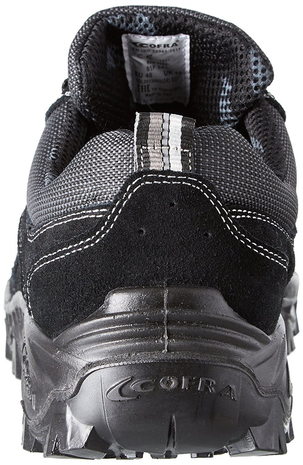 Cofra FW210-000.W42 - Zapatos de Seguridad Suez S1 P SRC, Talla 42 Pulgadas, Color Negro