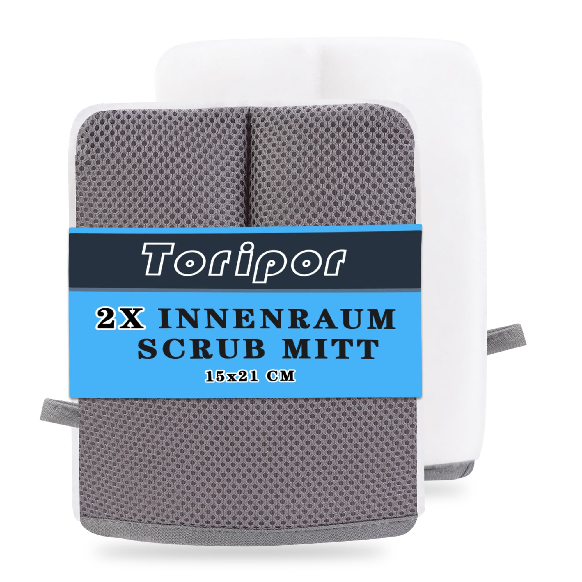 Auto Innenraum Scrub Handschuhe Pads, Mikrofaser Waschschwam