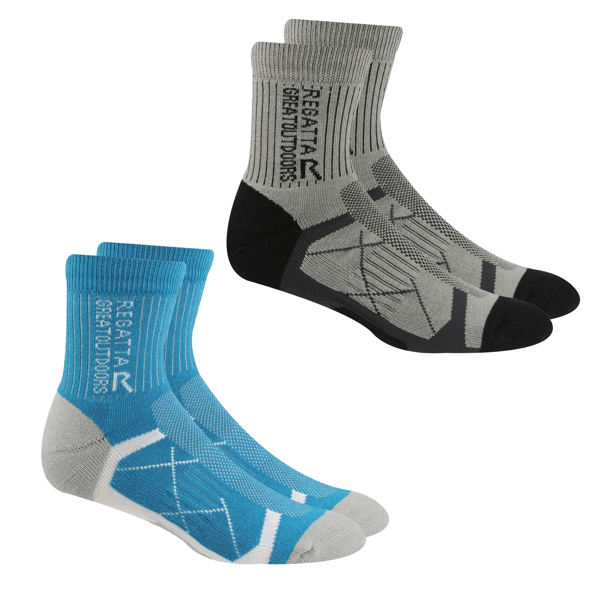 Regatta - Outdoor Active Socks - 2 Pack - Size 3-5