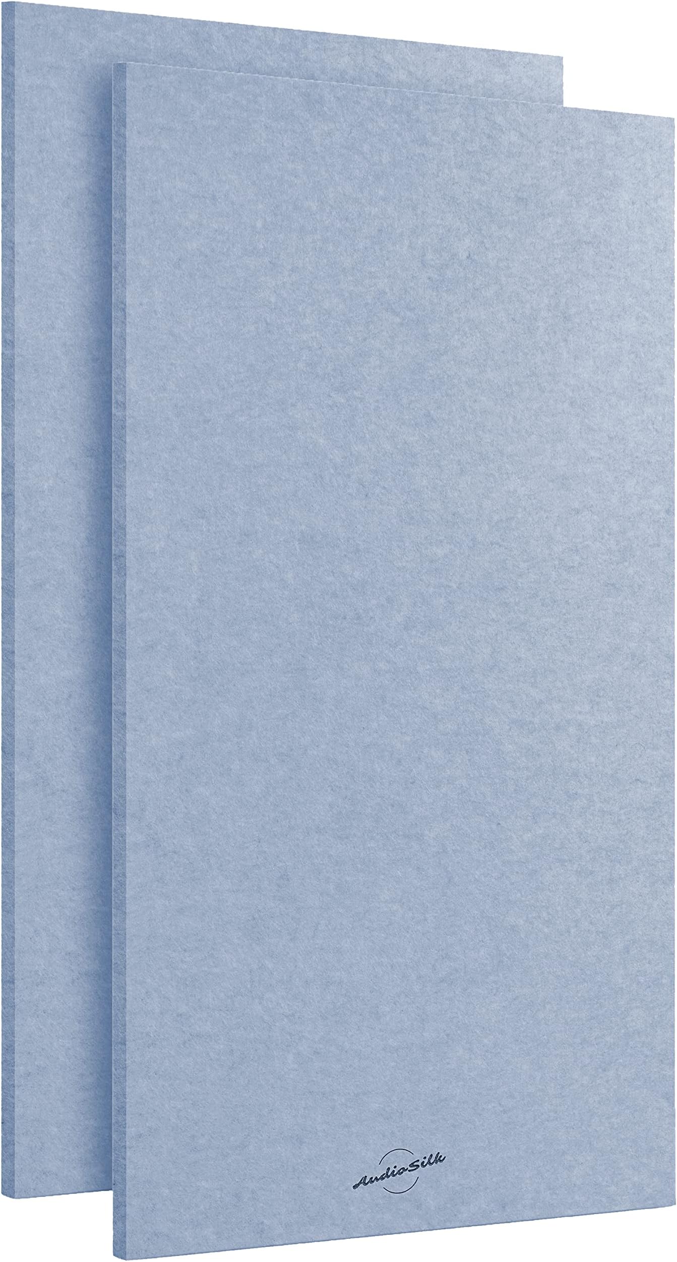 Acoustic Panels, 2 Pack, Large, 46" x 23", Pale Blue