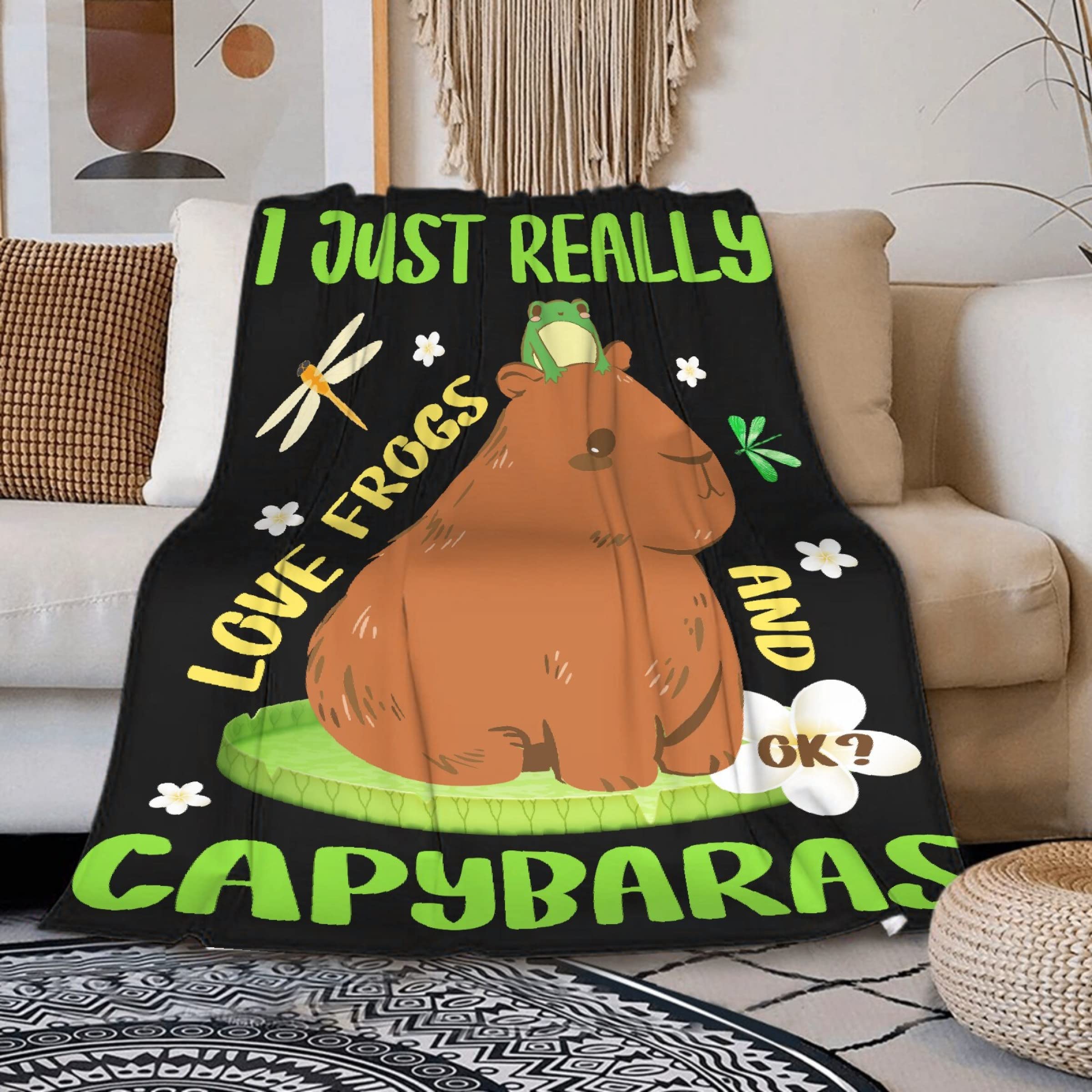 ATOurDealss Coperta a forma di rana per ragazze e ragazzi, regalo a forma di rana per ragazze e ragazzi, coperta e copriletto per compleanno, Natale, divano, letto, asilo nido, 101,6 x 127