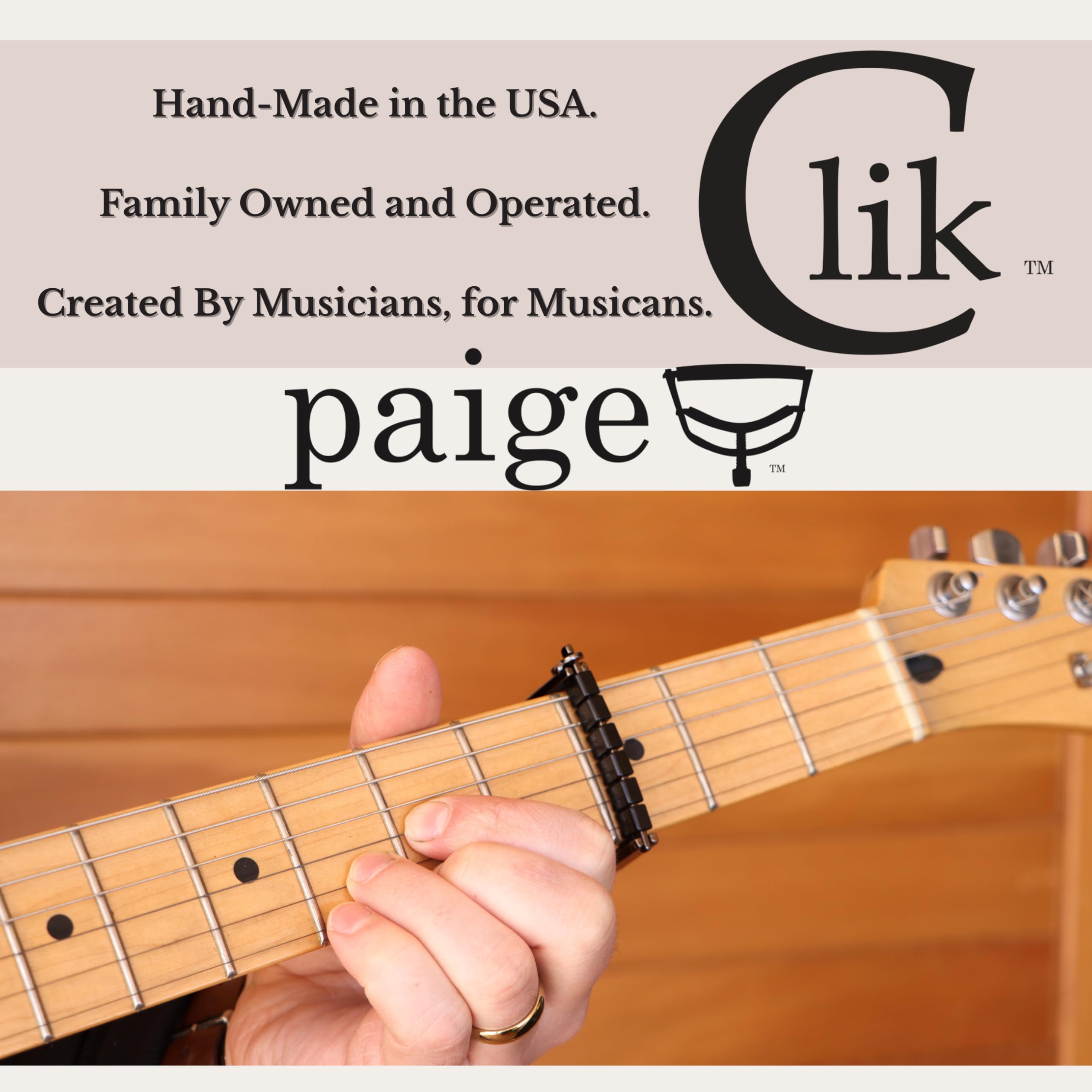 Paige Clik Capo PC-6Z-ETI 6-string 10"