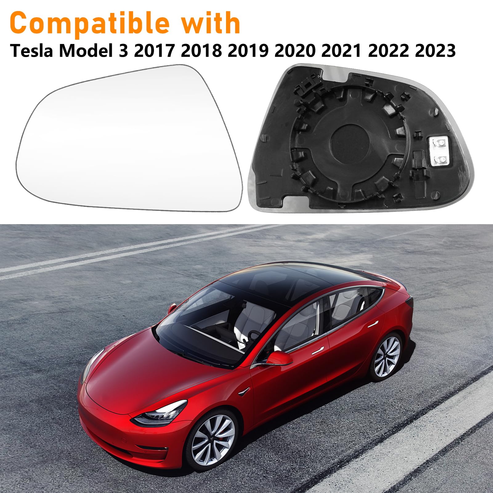 Specchi di Ricambio per Specchietti per Tesla Model 3 2017