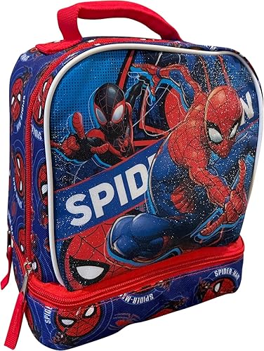 Miniatura 2 de Fast Forward Marvel Spider-Man - Lonchera aislada con doble compartimento (azul y rojo)