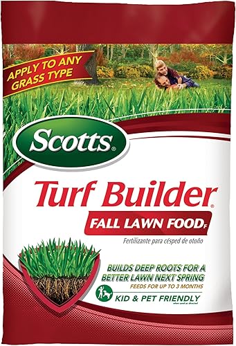 Scotts Turf Builder - Alimento para césped de otoño, fertilizante de Florida, 5,000 pies cuadrados