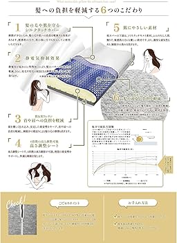 Amazon｜東京ベッド 美髪枕 [髪にやさしい枕 摩擦少ない 心地よい