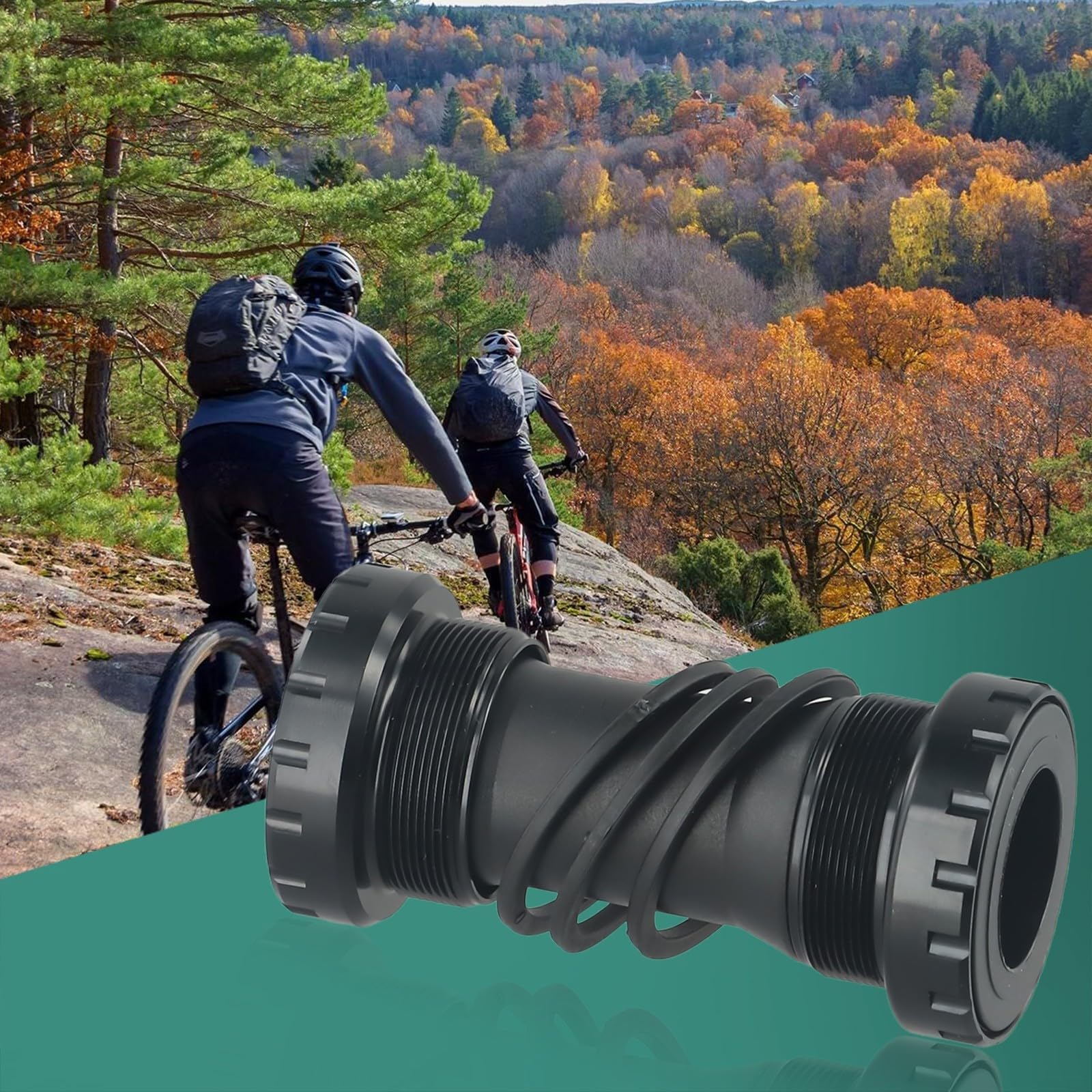 Pédalier BSA En Aluminium 24 Mm Pour VTT / Vélo De Route - Compatible 68 Mm Et 73 Mm, Hollowtech II