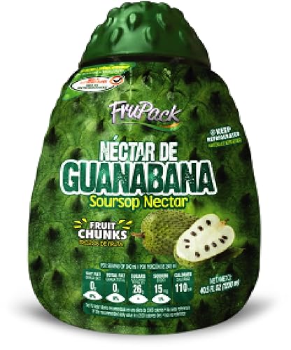 Generic Jugo de guanábana néctar de guanábana trozos de fruta 1 paquete 40.5 fl oz 40.6 fl oz frupack