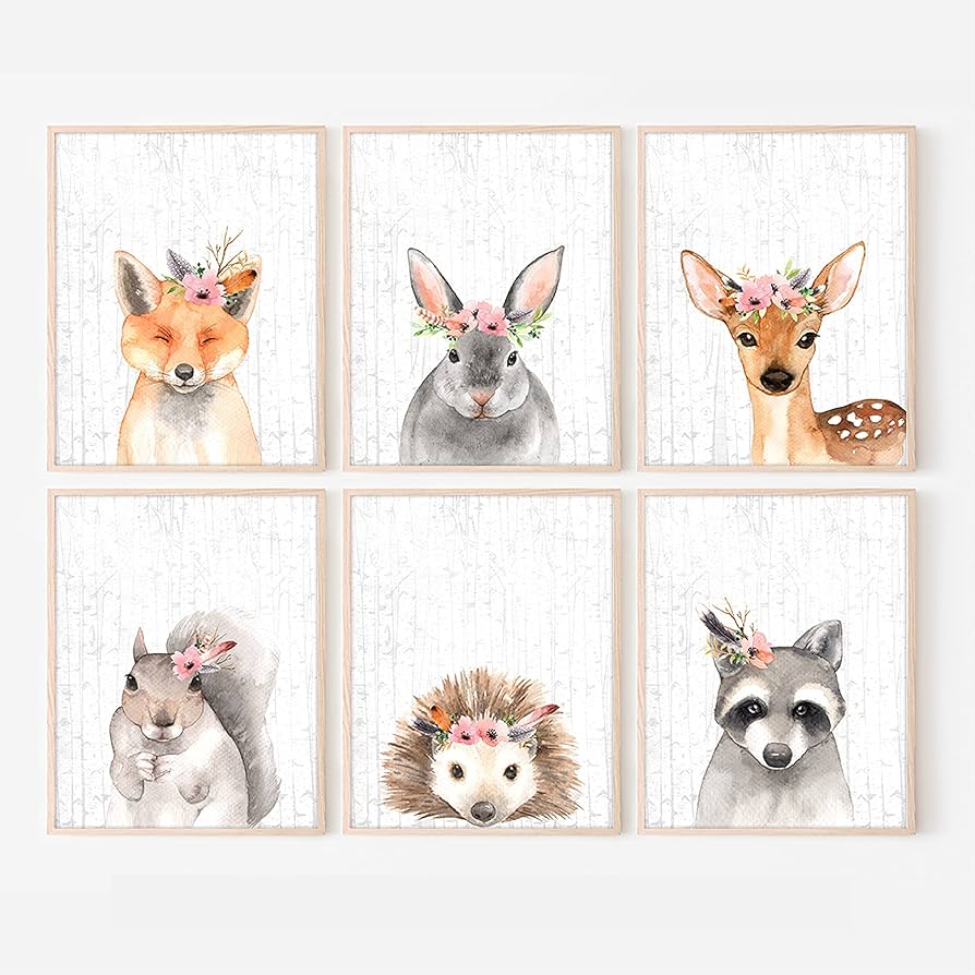 amazon-com-dream-big-printables-woodland-animals-nursery-wall-art-prints-set-of-6-unframed-11x14s-farmhouse-boho-art-great-baby-shower-gift-unisex-for-boys-and-girls for Free Animal Printables For Nursery Amazon.com: DREAM BIG PRINTABLES Woodland Animals Nursery Wall Art Prints (Set of 6) - Unframed - 11x14s | Farmhouse Boho Art - Great Baby Shower Gift - Unisex for Boys and Girls - for Free Animal Printables For Nursery