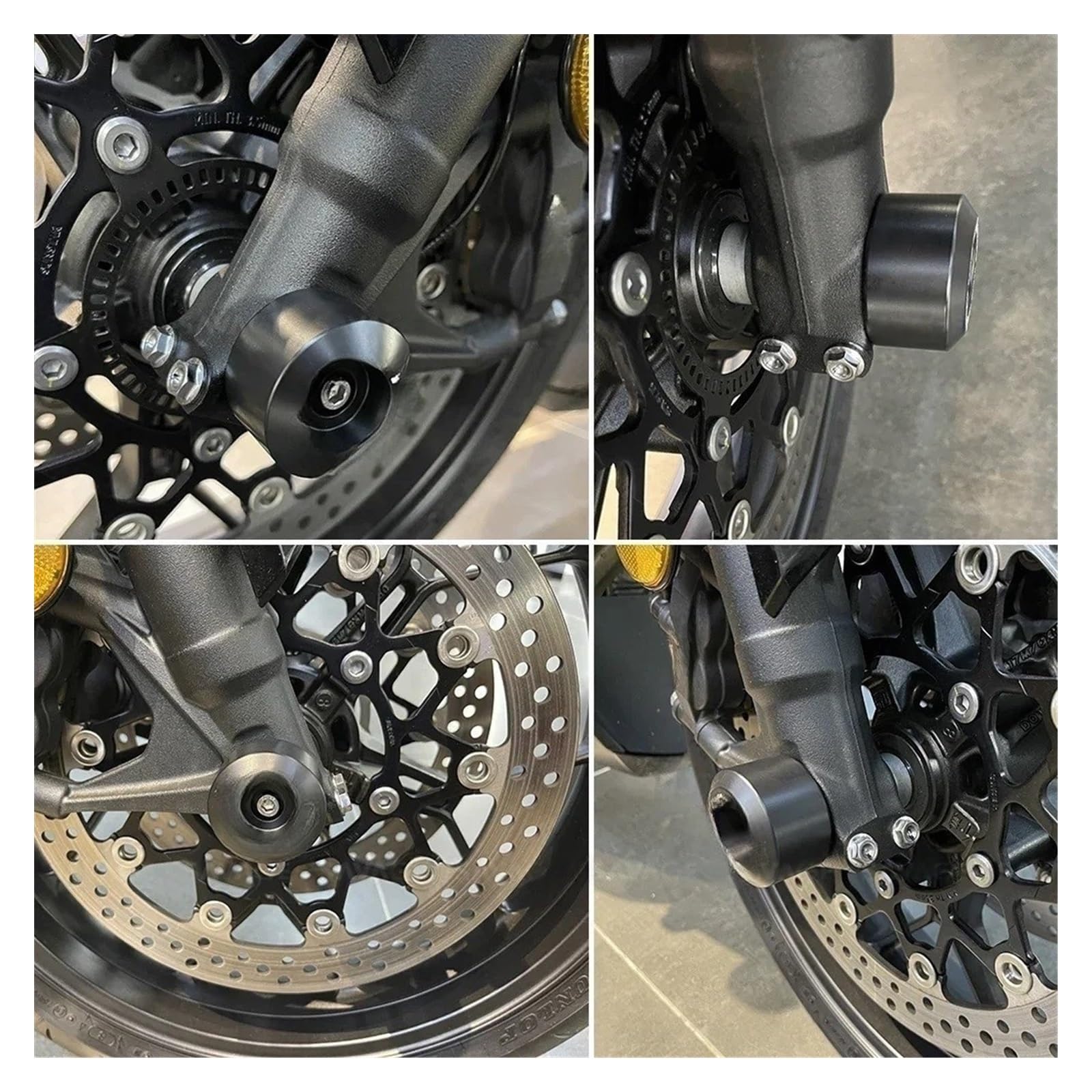 Deslizador Cuadro Motocicleta para CB650R CBR650R CB 650R 1000R CBR 1000RR Eje Delantero Horquilla Crash SliderMotorcycle Rueda Protector anticaída Accesorios