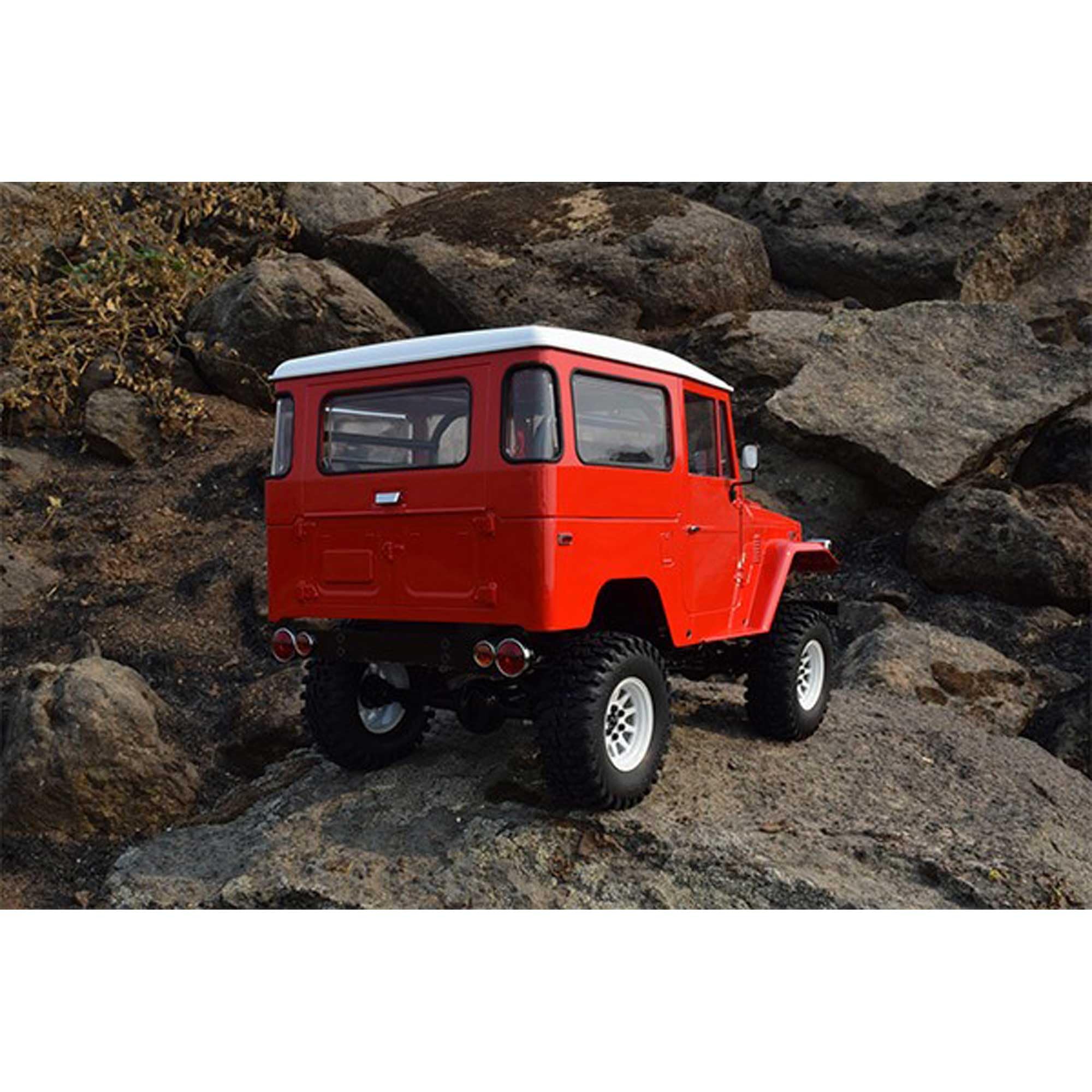 RC4WD GELANDE II RTR TRUCK W/CRUISER BODY SET (CZERWONY)