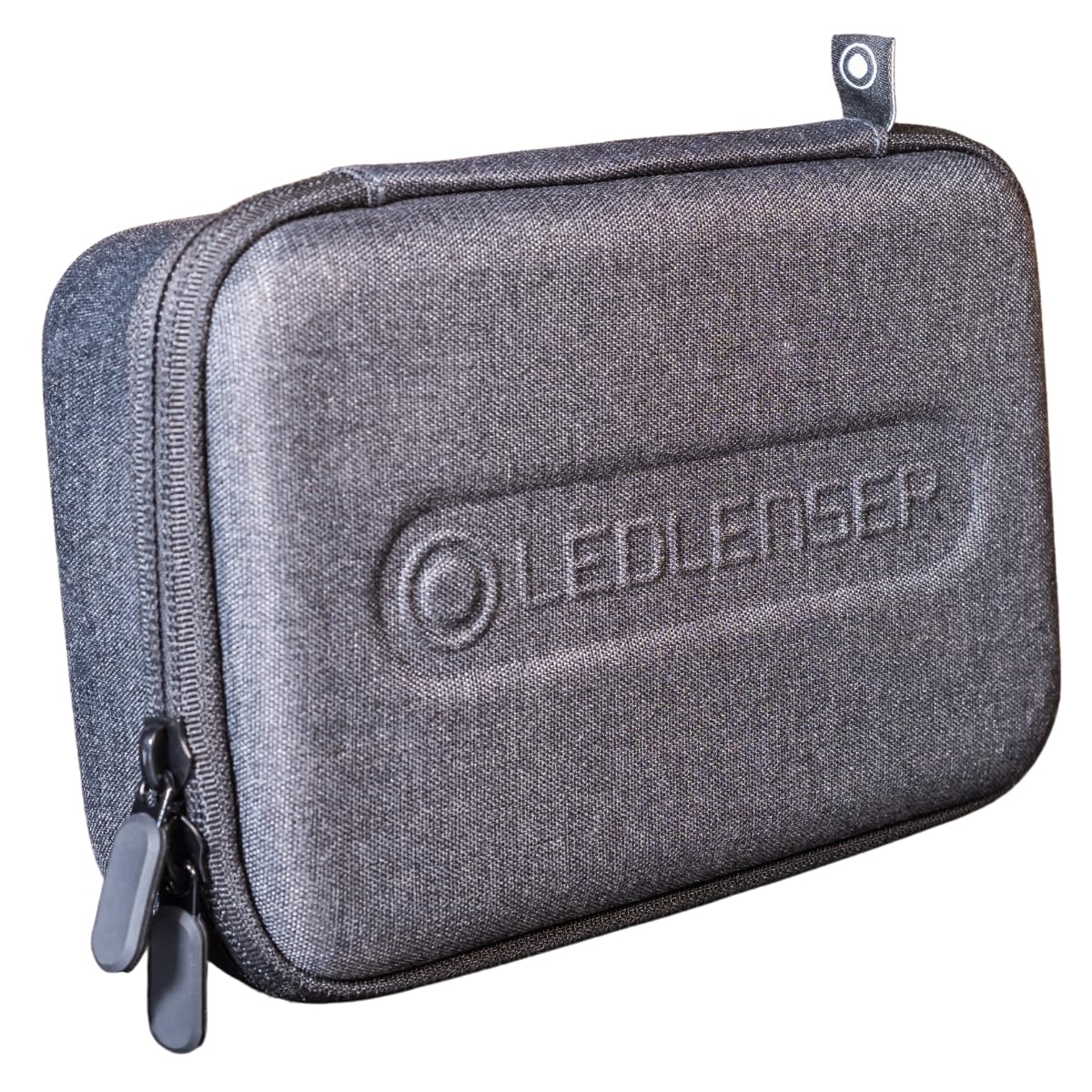 Ledlenser Hard Shell Travel Case Type B - 7.2 x 20 x 13.5 cm, Storage Protection for Torches, Head Torches, Cables, Electronic Devices with Interior Elastic Loops & Mesh Pocket.