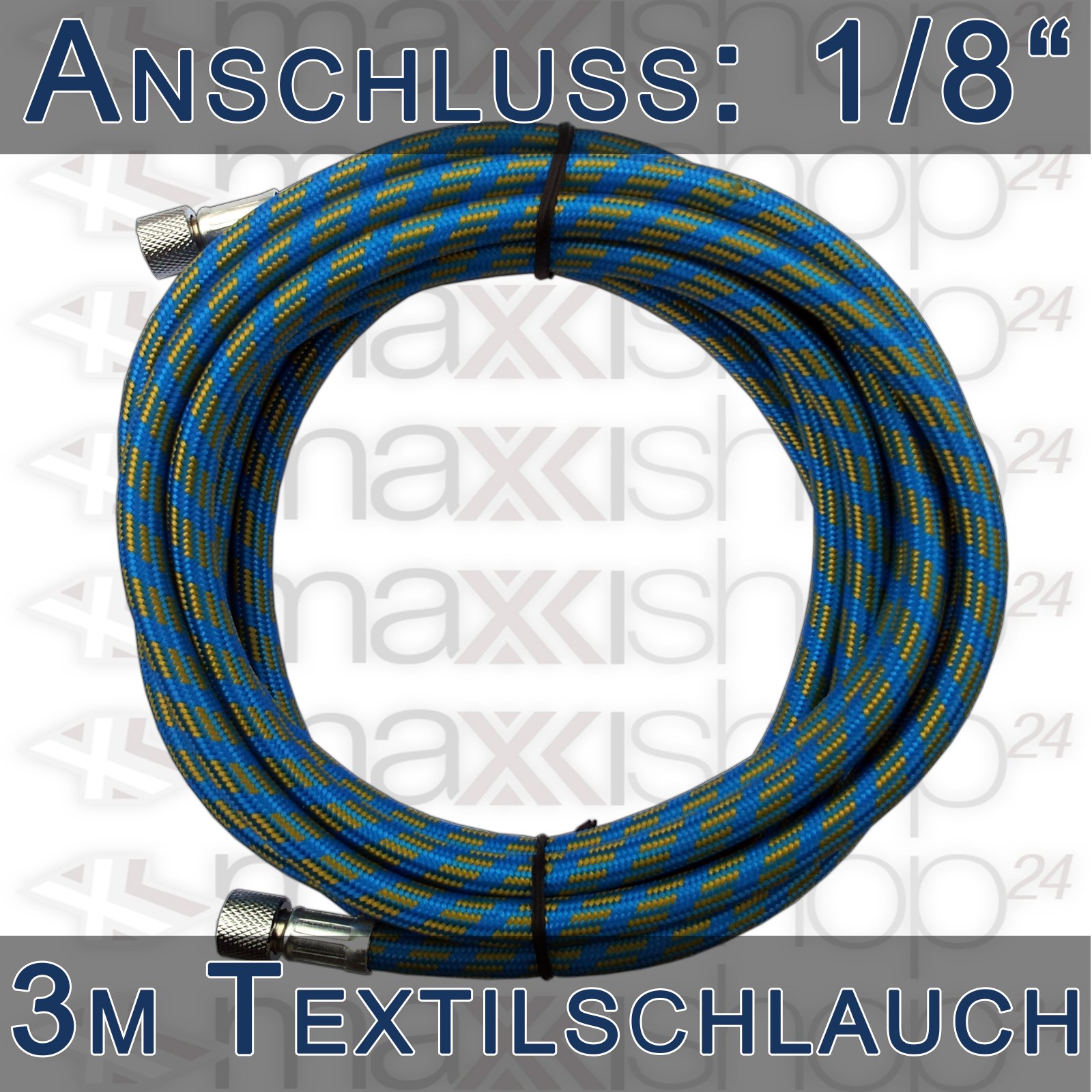 Airbrush-Set AS-186-E1 Komplett-Set Kompressor Set 12tlg. Mit 2 Pistolen