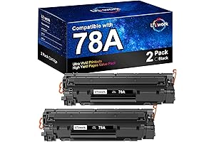 Uniwork 78A (CE278A) Black Toner Cartridge - High Yield 2 Pack