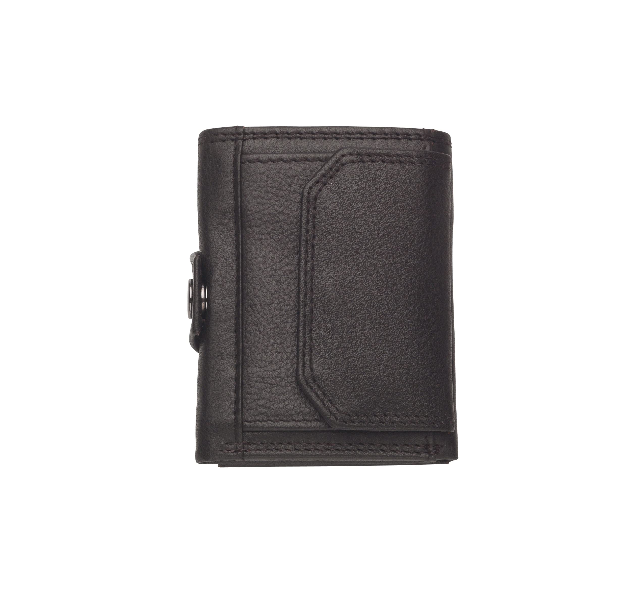 Portafoglio Unisex Josephine Osthoff A Forma Di Mela – Pelle Autentica Con Protezione RFID, Piccolo Portamonete Da Tasca, 7x5,5x2 Cm, Made In Germany