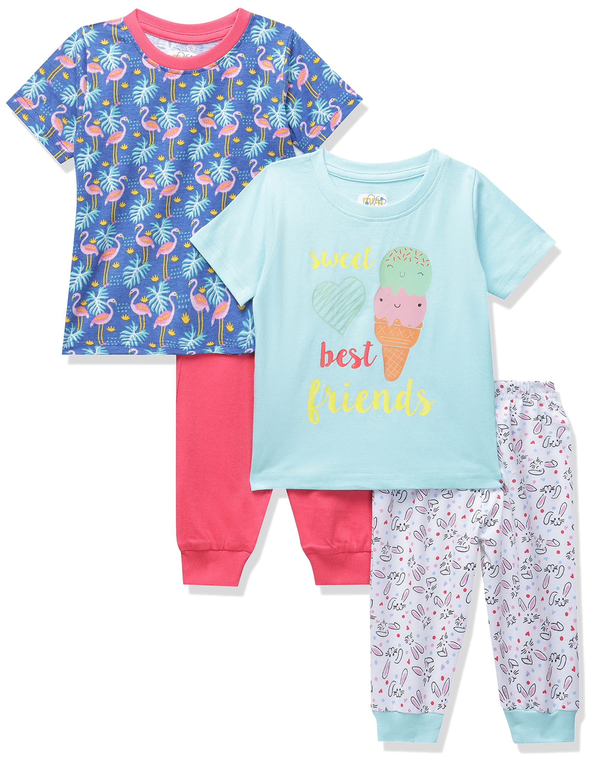 MINITATUBaby-Girls Cotton Cartoon Clothing Set Pack of 1