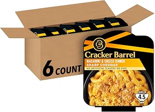 Sharp Cheddar Macaroni & Cheese Single Bowl Dinner (6 ct Pack, 3.8 oz Trays)