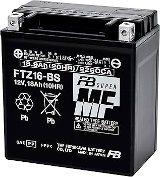 Amazon | 古河電池(FB) シールド型 バイク用バッテリー FTZ16-BS