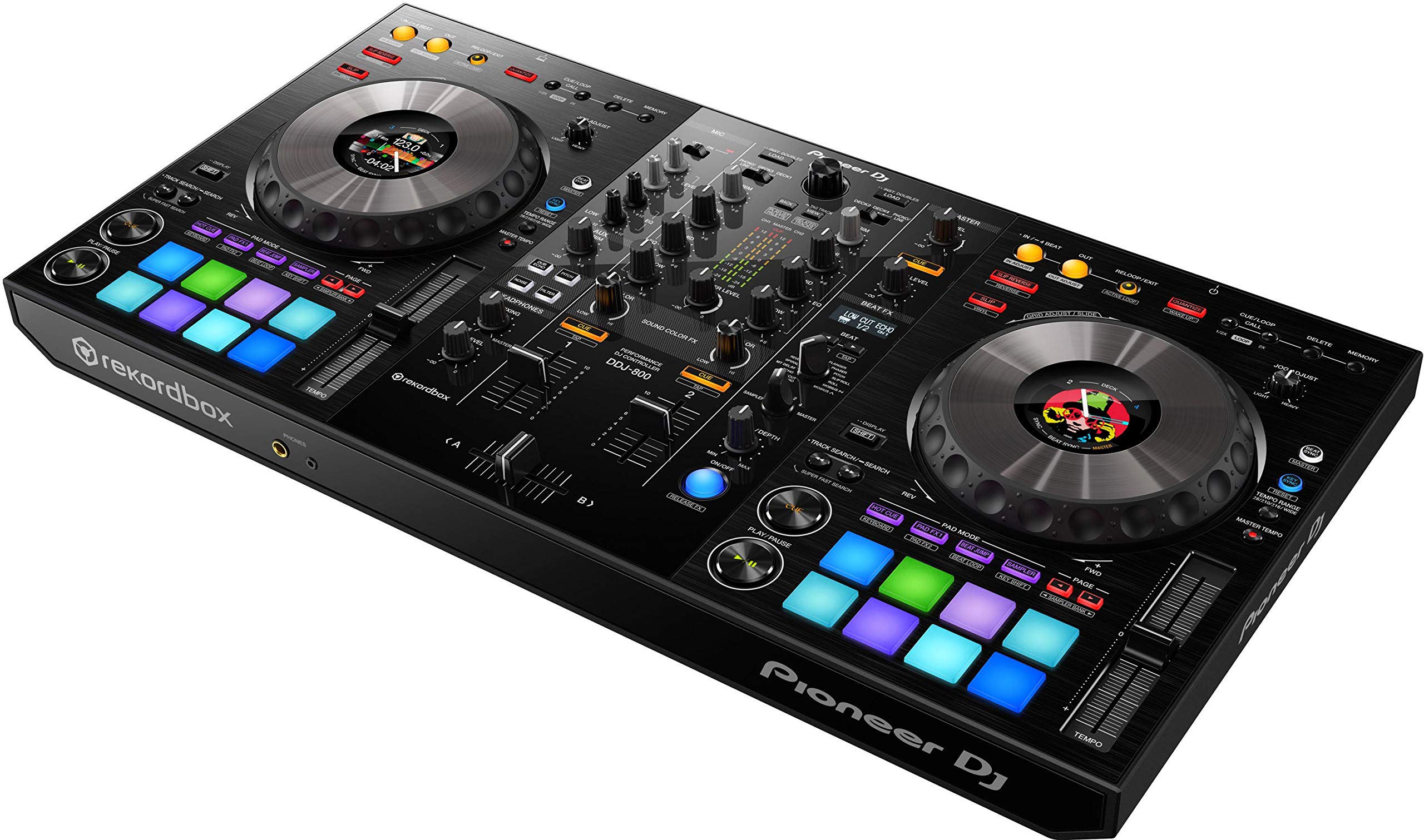 Amazon.com: Pioneer DDJ-800 雙通道便攜式DJ 控制器,適用於Rekordbox