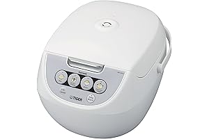 TIGER JBV-A10U 5.5-Cup (Uncooked) Micom Rice Cooker with Food Steamer Basket