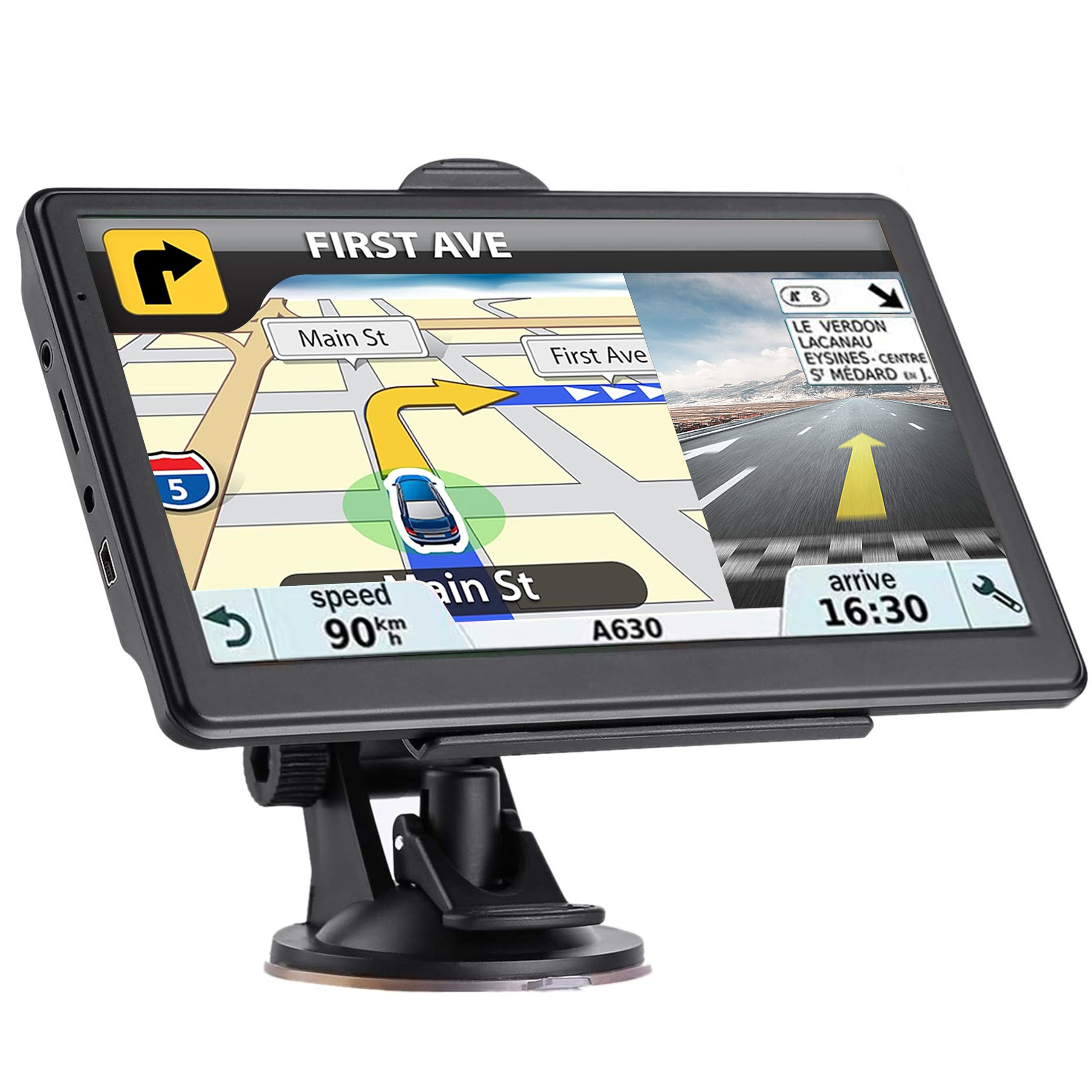 Ptaram 7 inch Touch Screen Car GPS